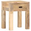 vidaXL Mesita de noche de madera maciza de mango 40x35x50 cm