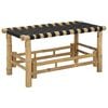 vidaXL Banco de jard&iacute;n 80 x 38 x 40 cm Bamb&uacute; Natural Rectangular