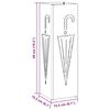 vidaXL Soporte para sombrilla Mostaza 15.5 x 15.5 x 49 cm Metal