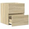 vidaXL Armario de lavabo madera ingenier&iacute;a roble Sonoma 41x38,5x45 cm