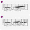 vidaXL Conjunto de sof&aacute;s de exterior 8 pcs Natural