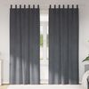vidaXL Cortinas opacas 2 pcs Gris Claro 140 x 225 cm Terciopelo