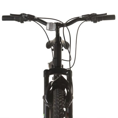 vidaXL Bicicleta montaña 21 velocidades 26 pulgadas rueda 46 cm negro