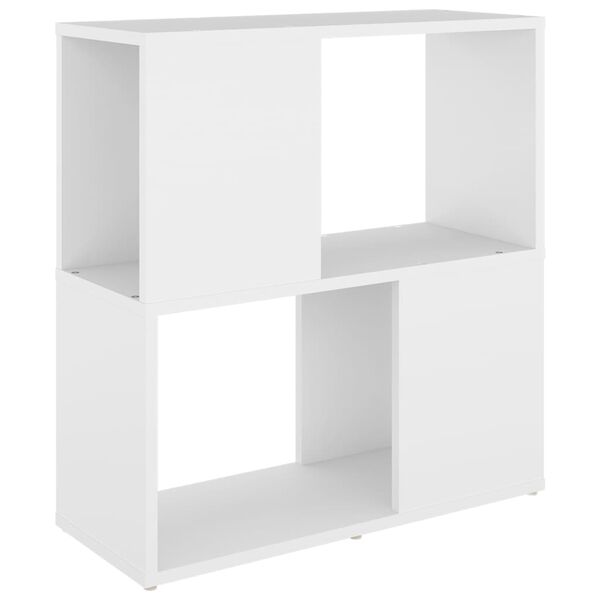 vidaXL Estanter&iacute;a librer&iacute;a madera contrachapada blanco 60x24x63 cm