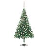 vidaXL &Aacute;rbol de Navidad artificial con luces y bolas 564 ramas 180 cm