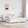 vidaXL Cama sin colchón madera maciza de pino blanca 180x200 cm