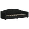 vidaXL Sof&aacute; cama sin colch&oacute;n tela negro 80x200 cm