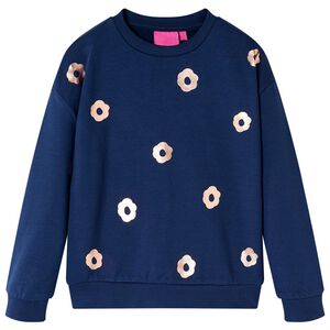 vidaXL Sudadera infantil azul marino 104