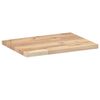vidaXL Estantes flotantes 2 uds madera acacia sin tratar 40x30x2 cm