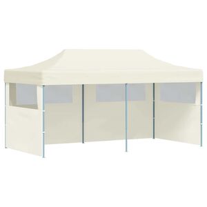 vidaXL Carpa plegable Pop-up crema 3x6 m