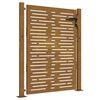 vidaXL Puerta de jard&iacute;n 100x150 cm de acero corten con dise&ntilde;o cuadrado