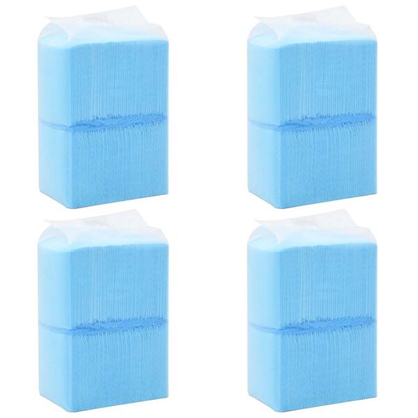 vidaXL Empapadores para mascota 400 unidades 45x33 cm textil no tejido