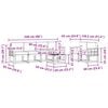 vidaXL Conjunto de sof&aacute;s de exterior 7 pcs Gris Natural y Claro