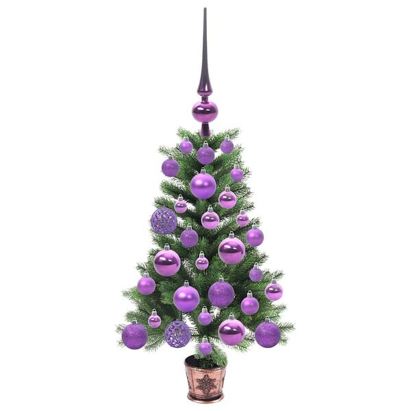 vidaXL &Aacute;rbol de Navidad con 150 LED con soporte Verde 65 cm PE