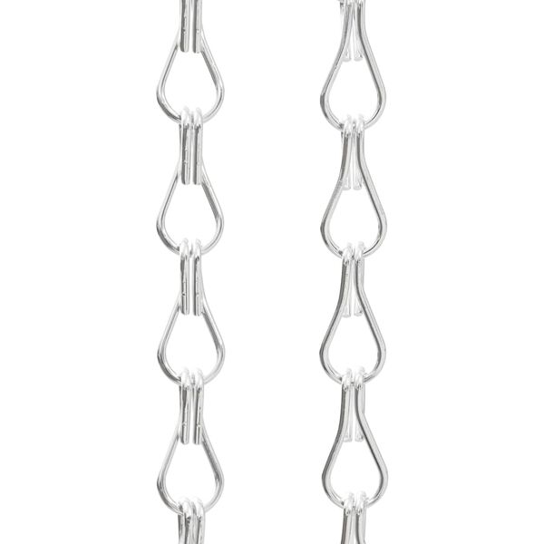 vidaXL Mosquitera de cadena para puerta aluminio 100x226 cm