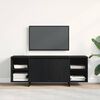 vidaXL Gabinete de TV Roble Negro 120 x 30 x 40,5 cm