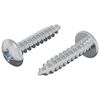 vidaXL Tornillos de Madera 2 uds. Plateado M4 x 20 mm Acero