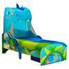 Worlds Apart Cama de ni&ntilde;o caj&oacute;n dinosaurios azul verde 142x77x138 cm