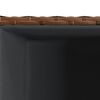 vidaXL Jardinera de rat&aacute;n sint&eacute;tico marr&oacute;n 30x30x60 cm