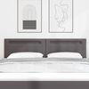 vidaXL Cabecero LED Gris 180 cm Cuero sint&eacute;tico