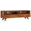 vidaXL Mueble para TV de madera maciza reciclada 140x30x40 cm