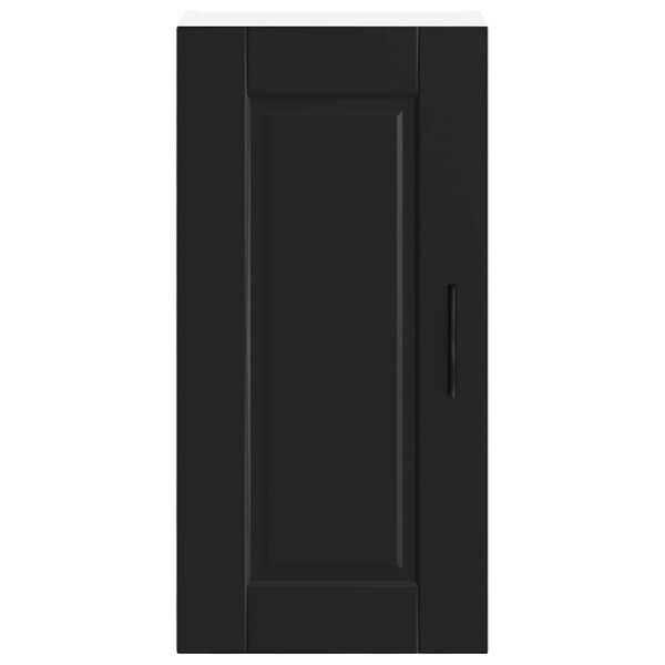 vidaXL Mueble de pared de cocina Porto madera contrachapada negra