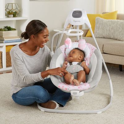 Ingenuity Hamaca mecedora para bebés Simple Comfort Cassidy