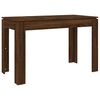 vidaXL Mesa de comedor madera de ingeniería marrón roble 120x60x76 cm