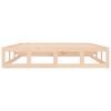 vidaXL Estructura de cama de madera maciza 120x200 cm