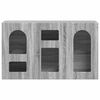 vidaXL Aparador Gris Sonoma 100 x 35 x 59 cm Madera de ingenier&iacute;a