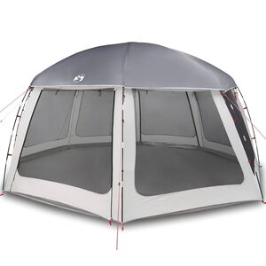 vidaXL Carpa para piscina con desmontables y paredes azul 612x612 cm