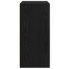 vidaXL Estantería de madera de ingeniería roble negro 31x24x52 cm