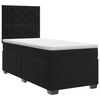 vidaXL Cama box spring con colch&oacute;n Negro 100 x 200 cm Terciopelo