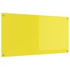 vidaXL Salpicadero de cocina Amarillo 120 x 60 cm vidrio templado