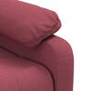 vidaXL Sill&oacute;n elevable tela rojo tinto