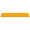 vidaXL Estante flotante 4 pcs Amarillo Mostaza 40 x 18 x 2,5 cm Acero