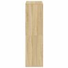 vidaXL Estantería madera de ingeniería color roble sonoma 66x31x112 cm