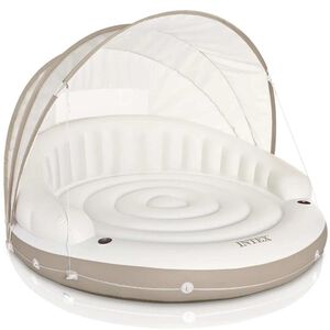 Intex Canopy Island Tumbona flotante 199x150 cm
