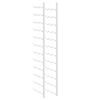 vidaXL Botellero de pared para 36 botellas 2 unidades hierro blanco