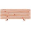 vidaXL Jardinera de madera maciza Douglas 70x70x26,5 cm