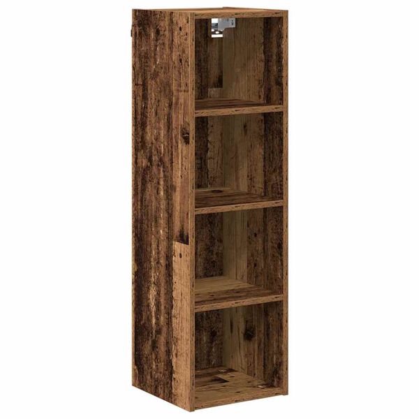 vidaXL Mueble colgante Madera vieja 30 x 29,5 x 100 cm