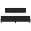 vidaXL Cama tipo Box Spring Negro 180 x 200 cm Cuero sint&eacute;tico