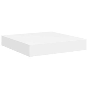 vidaXL Estante flotante de pared MDF blanco 23x23,5x3,8 cm