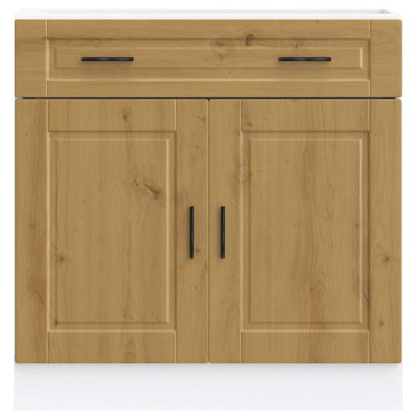 vidaXL Mueble bajo de cocina&nbsp;porto roble artesano madera reconstituida