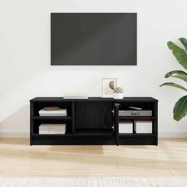 vidaXL Gabinete de TV Roble Negro 102 x 35 x 36,5 cm