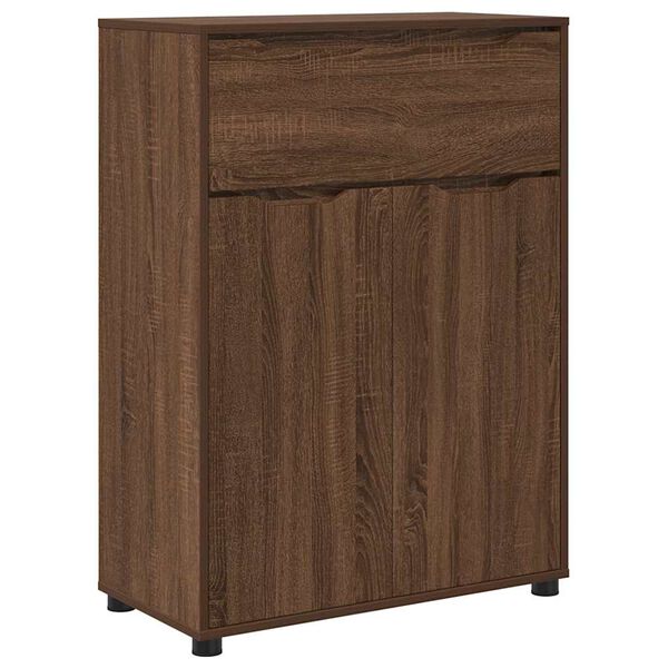 vidaXL Gabinete de Ba&ntilde;o con caj&oacute;n Roble Marr&oacute;n 72,5 x 36,5 x 100 cm