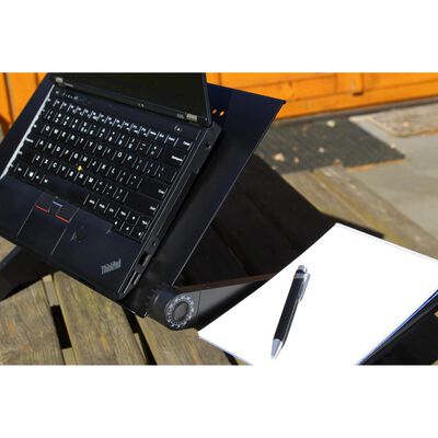 United Entertainment Soporte ordenador portátil multifuncional negro