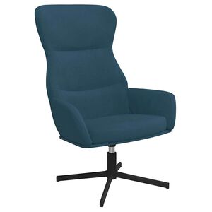 vidaXL Sill&oacute;n de relax de terciopelo azul
