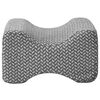 vidaXL Almohada para la rodilla Color s&oacute;lido Gris 26 x 21,5 x 15 cm