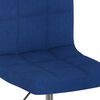 vidaXL Sillas de comedor giratorias 6 unidades tela azul